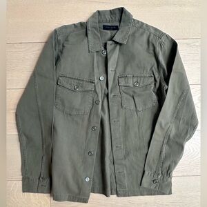 All Saints Khaki Men's Shirt Jacket